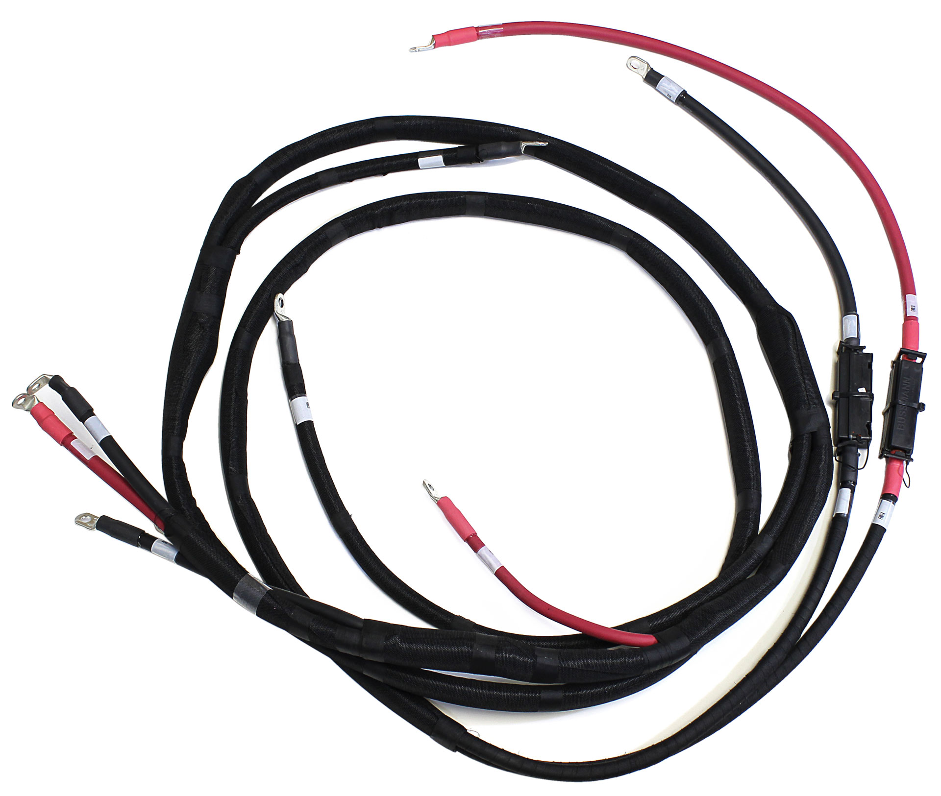 Battery harness assemblies